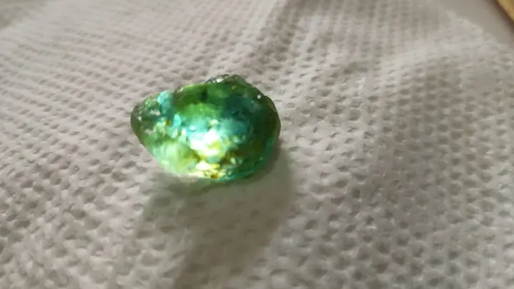 Pedra verde-azulada